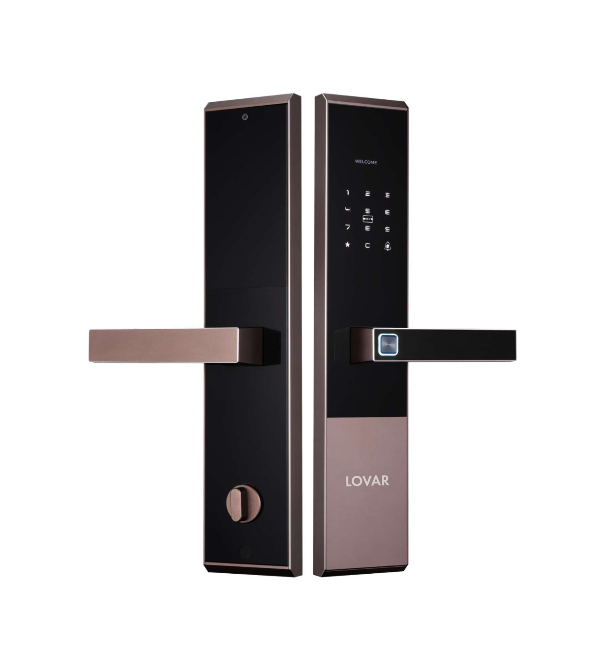 KHÓA THÔNG MINH LOVAR LV02 - CNC NÂU COFFE – APP TTLOCK