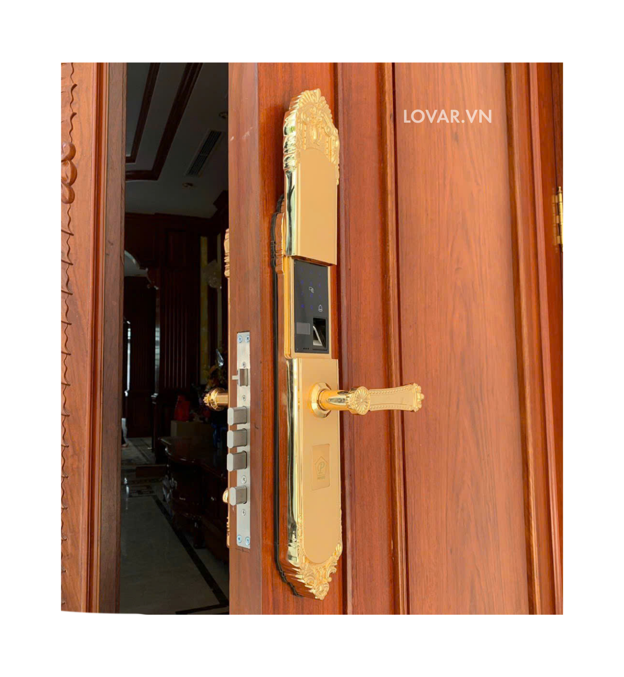 KHÓA THÔNG MINH LOVAR LV829 ĐỒNG THAU GOLD 24K