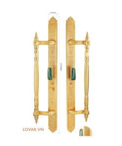 KHÓA CƠ LOVAR LV1080ML- ĐỒNG THAU MẠ VÀNG 24K THẬT