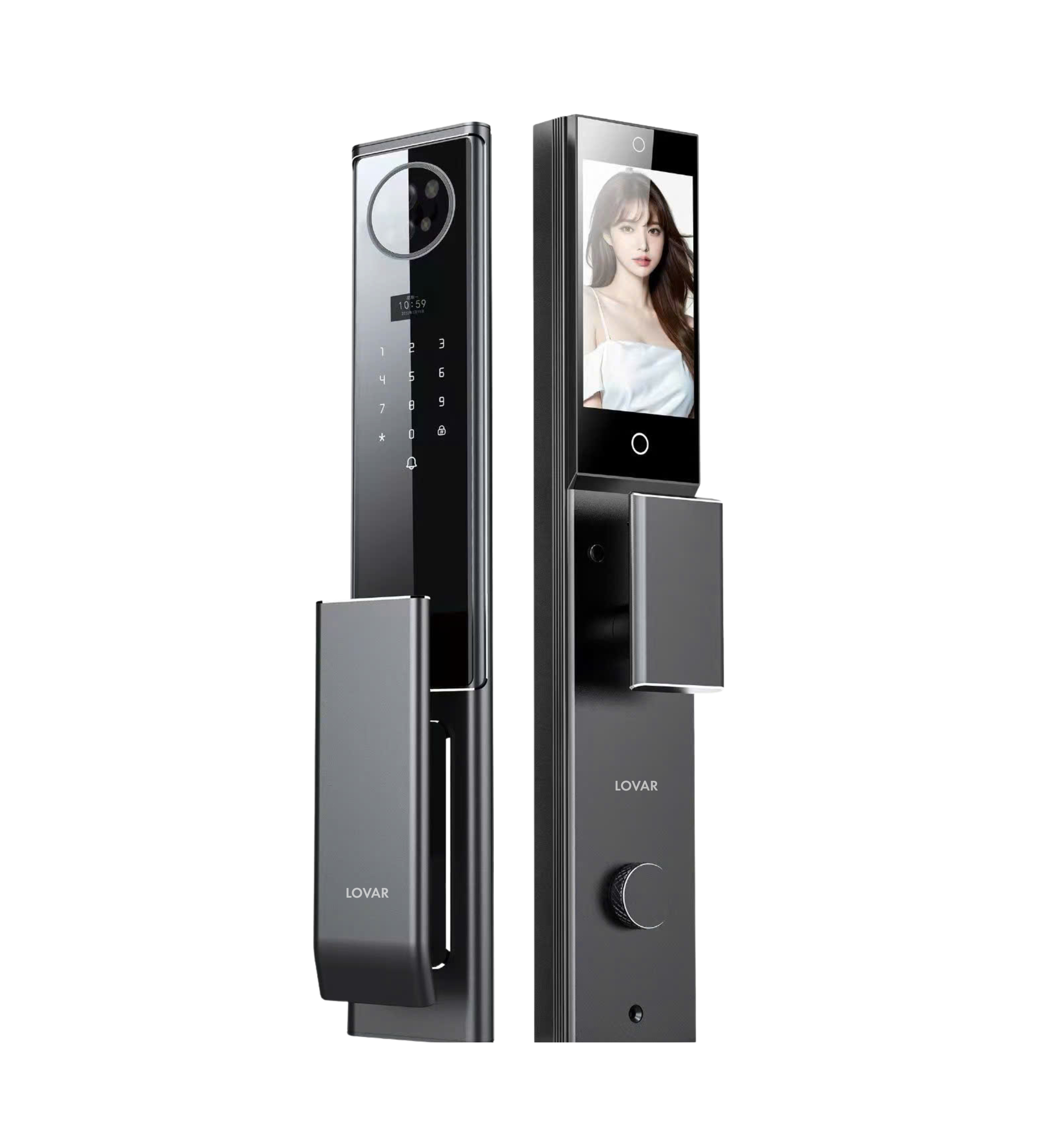 KHÓA THÔNG MINH LOVAR LV30 - CNC ĐEN ÁNH KIM