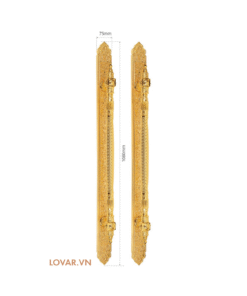 KHÓA CƠ, TAY ĐẨY LOVAR LV1080W75- ĐỒNG THAU MẠ VÀNG 24K THẬT