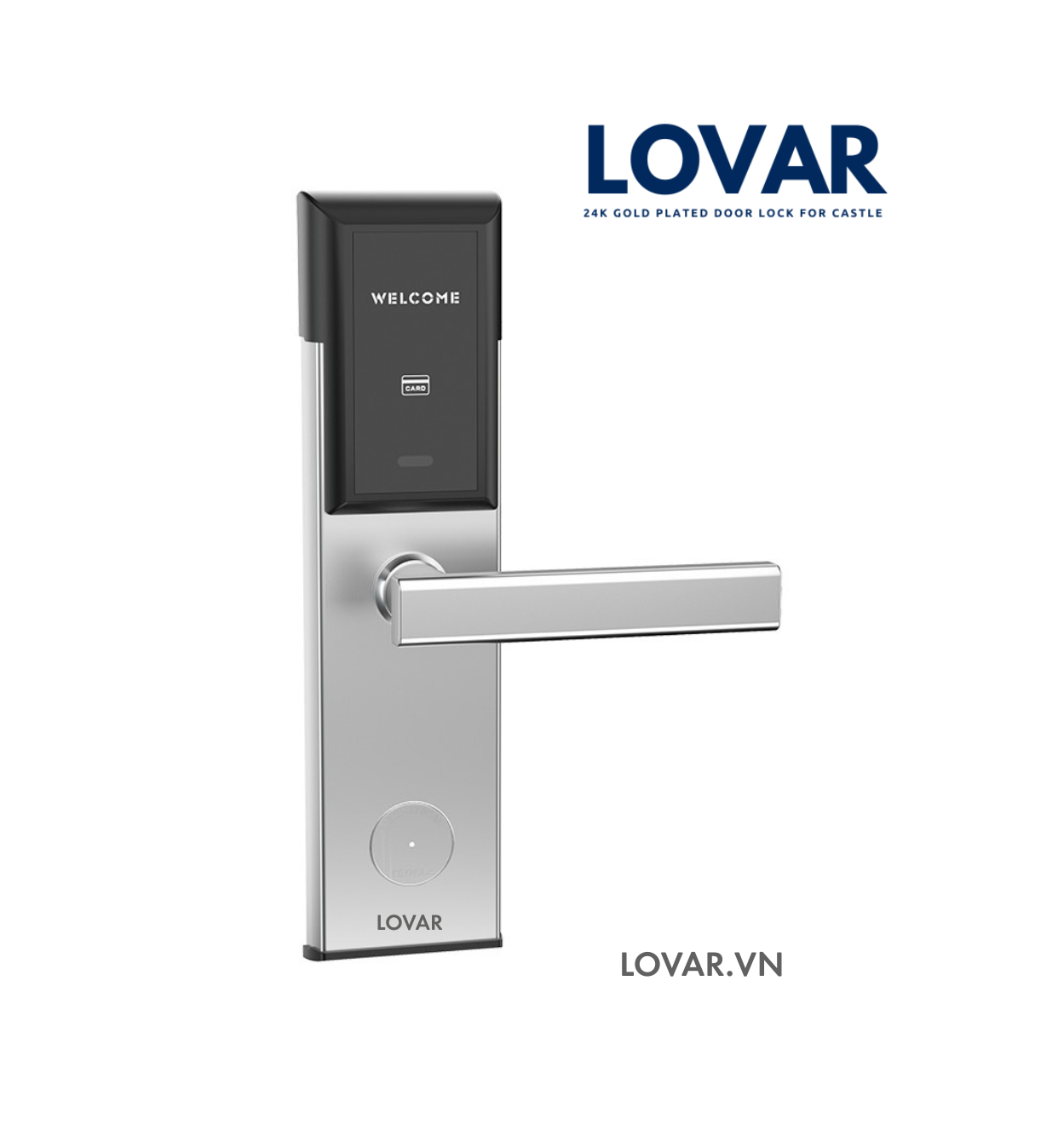 Khóa Khách Sạn LV118 Màu Trắng, Màu Đen