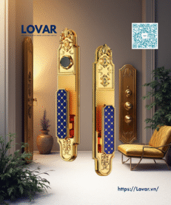 KHÓA THÔNG MINH CIPA V402 enamel - Mạ Vàng 24K Thật