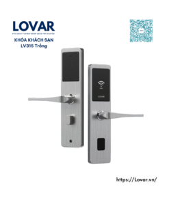 Khóa Khách Sạn Bằng iNOX Không GỈ LV315 - Màu Trắng