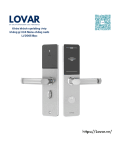 Khóa khách sạn bằng thép không gỉ 304 Nano chống nước LV2065 Bạc