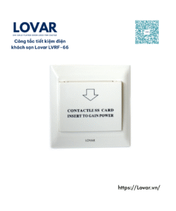 Công tắc tiết kiệm điện khách sạn Lovar LVRF-66